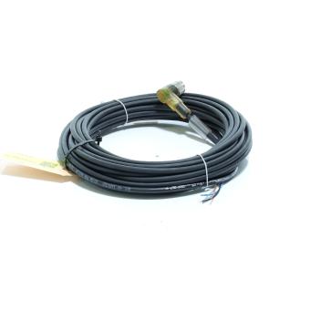 Sensorkabel M12 Winkelbuchse, 4-polig, 10 m, PUR, mit LED SAC-4P-10,0-PUR/M12FR-3L Neu